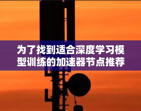 为了找到适合深度学习模型训练的加速器节点推荐,以下是一个结构化的列表,涵盖GPU和TPU两种主要加速器类型