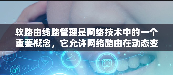 软路由线路管理是网络技术中的一个重要概念,它允许网络路由在动态变化的网络环境中灵活调整,从而在复杂和不确定的网络环境中提供有效的路由解决方案。以下是关于软路由线路管理的关键点和详细解释