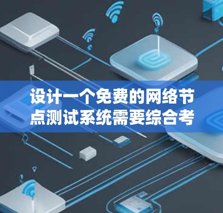 设计一个免费的网络节点测试系统需要综合考虑多个因素，以确保测试服务的高效性和准确性。以下是一个结构化的解决方案