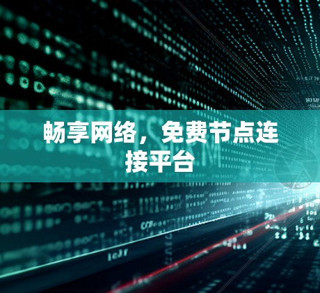 畅享网络，免费节点连接平台