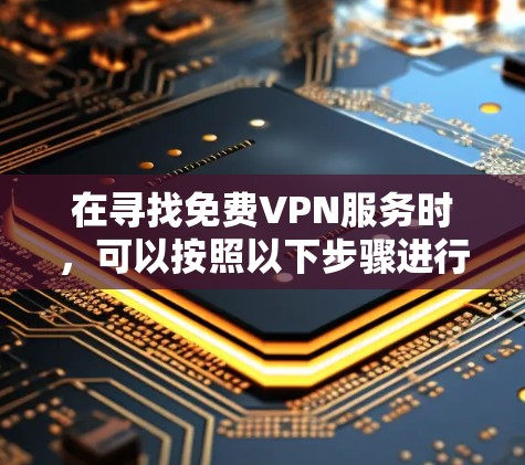 在寻找免费VPN服务时,可以按照以下步骤进行 在寻找免费VPN服务时,可以按照以下步骤进行
