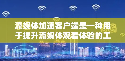 流媒体加速客户端是一种用于提升流媒体观看体验的工具，特别在网络条件不佳时。以下是对其工作原理、应用场景和选择要点的详细总结