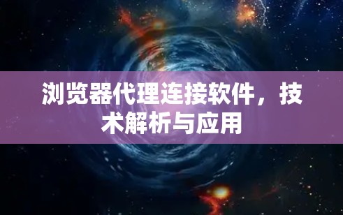 浏览器代理连接软件,技术解析与应用 浏览器代理连接软件,技术解析与应用