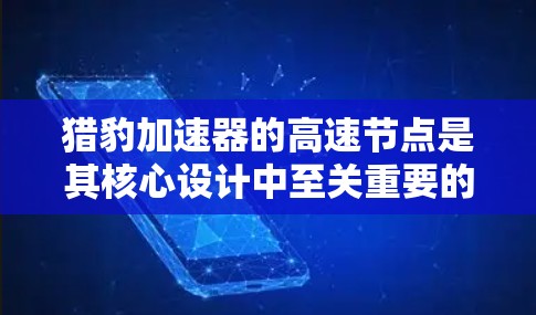 猎豹加速器的高速节点是其核心设计中至关重要的一部分，涉及多个关键因素。以下是对猎豹加速器高速节点的详细分析
