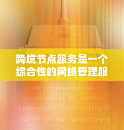 跨境节点服务是一个综合性的网络管理服务，旨在帮助企业在全球范围内高效、安全地连接网络节点。以下是对跨境节点服务的详细分析