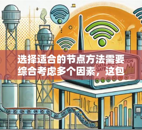 选择适合的节点方法需要综合考虑多个因素，这包括问题类型、数据特点、计算资源、业务需求以及可用的工具和技术。以下是根据不同场景和需求的节点选择方法总结