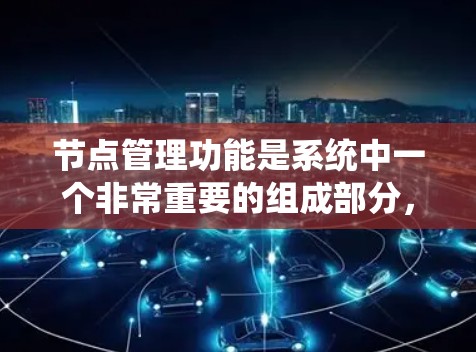 节点管理功能是系统中一个非常重要的组成部分，主要用于对系统中各个节点（如服务器、数据库、网络设备等）的状态、配置、资源使用情况等进行管理和监控。以下是节点管理功能的详细分析