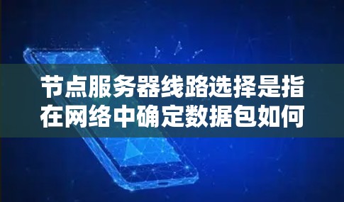节点服务器线路选择是指在网络中确定数据包如何经过哪些节点或路由器的过程,这对网络的效率和可靠性至关重要。以下是对这一过程的详细分析和总结 节点服务器线路选择是指在网络中确定数据包如何经过哪些节点或路由器的过程,这对网络的效率和可靠性至关重要。以下是对这一过程的详细分析和总结