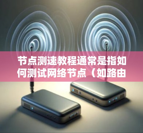 节点测速教程通常是指如何测试网络节点（如路由器、交换机或服务器）的性能，包括带宽、延迟和稳定性等关键指标。以下是一些常用的方法和工具