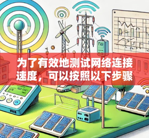 为了有效地测试网络连接速度，可以按照以下步骤进行