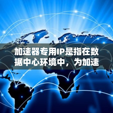 加速器专用IP是指在数据中心环境中，为加速器分配的专用私有IP地址。这种IP地址用于内部通信，确保加速器能够高效处理数据包，并与其他网络设备协同工作。以下是关于加速器专用IP的详细说明