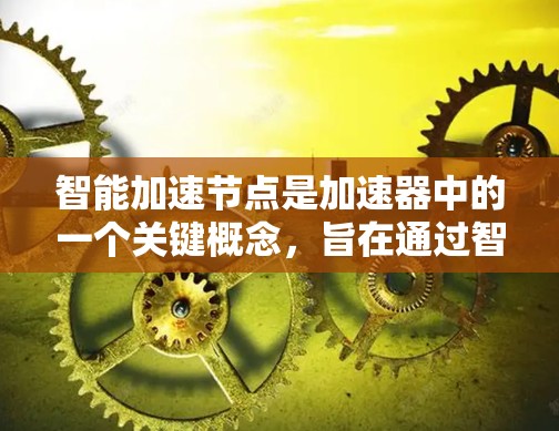 智能加速节点是加速器中的一个关键概念，旨在通过智能化的方式提升数据处理和计算效率。以下是对智能加速节点的详细分析