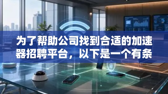为了帮助公司找到合适的加速器招聘平台，以下是一个有条理的解决方案