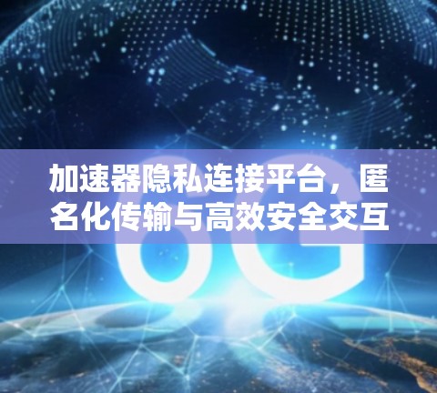 加速器隐私连接平台,匿名化传输与高效安全交互 加速器隐私连接平台,匿名化传输与高效安全交互