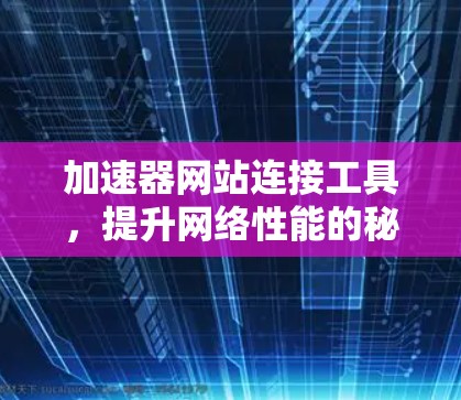 加速器网站连接工具，提升网络性能的秘密武器