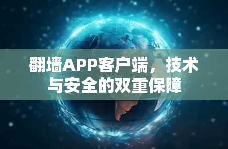 翻墙APP客户端,技术与安全的双重保障 翻墙APP客户端,技术与安全的双重保障