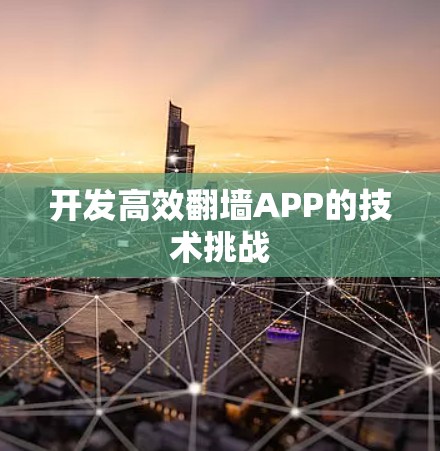 开发高效翻墙APP的技术挑战