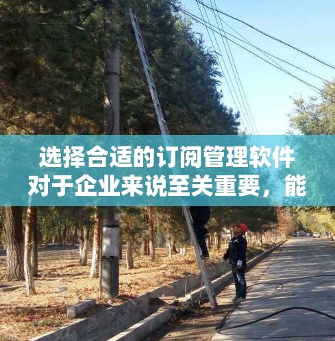 选择合适的订阅管理软件对于企业来说至关重要,能够有效地管理订阅服务,提升用户体验和运营效率。以下是根据企业需求分析的订阅管理软件推荐 选择合适的订阅管理软件对于企业来说至关重要,能够有效地管理订阅服务,提升用户体验和运营效率。以下是根据企业需求分析的订阅管理软件推荐