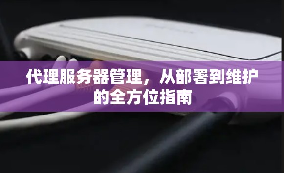 代理服务器管理，从部署到维护的全方位指南
