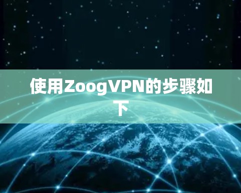 使用ZoogVPN的步骤如下 使用ZoogVPN的步骤如下
