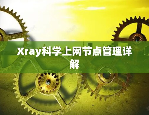 Xray科学上网节点管理详解 Xray科学上网节点管理详解