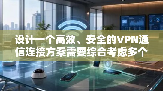 设计一个高效、安全的VPN通信连接方案需要综合考虑多个方面。以下是一个结构化的方案，帮助您有效地规划和实施VPN