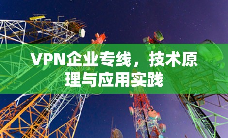 VPN企业专线，技术原理与应用实践