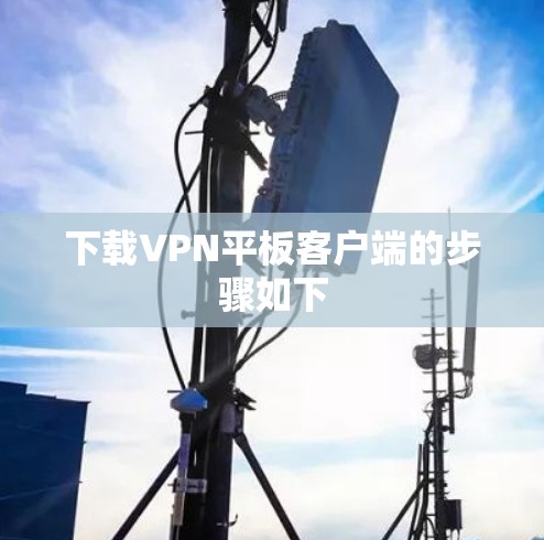 下载VPN平板客户端的步骤如下
