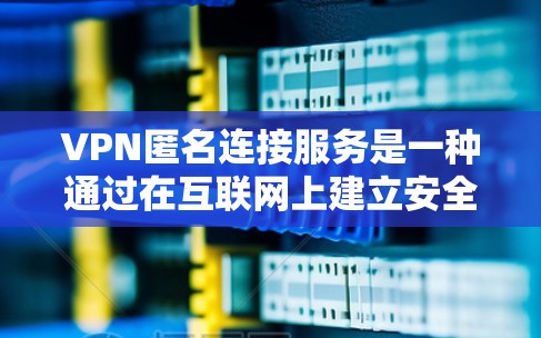 VPN匿名连接服务是一种通过在互联网上建立安全通道，使用户可以匿名访问互联网，保护自己的隐私和安全的技术解决方案。以下是对该服务的详细分析