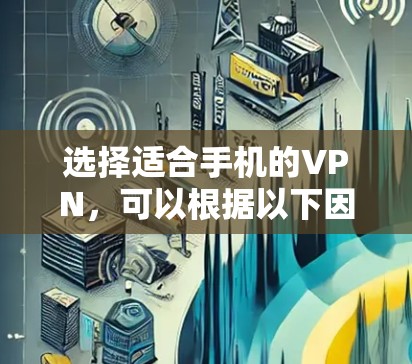 选择适合手机的VPN,可以根据以下因素进行综合考虑 选择适合手机的VPN,可以根据以下因素进行综合考虑