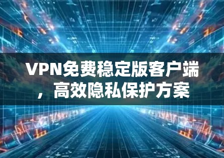 VPN免费稳定版客户端，高效隐私保护方案